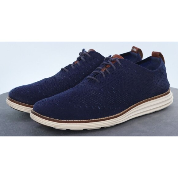 Cole Haan Original Grand Men\'s Wingtip Oxfords Shoes Size 10 M Blue C27960 main image 9